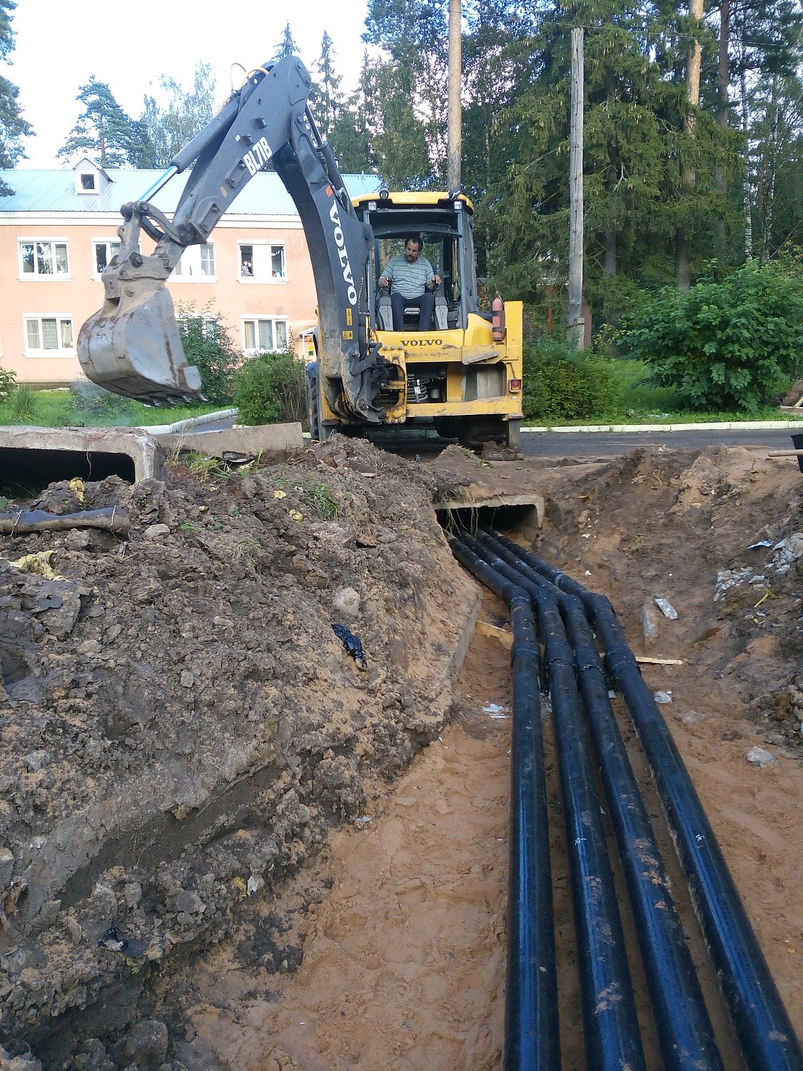 Замена наружных инженерных сетей отопления, ГВС и паропровода