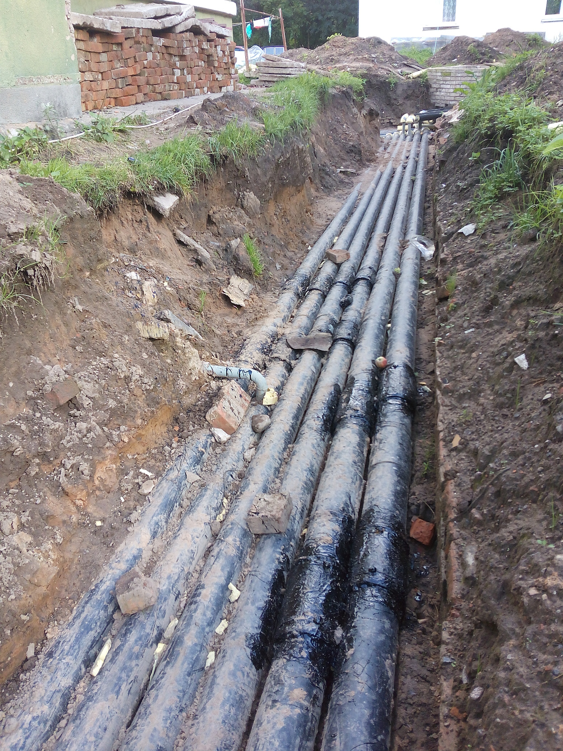 Замена наружных инженерных сетей отопления, ГВС и паропровода