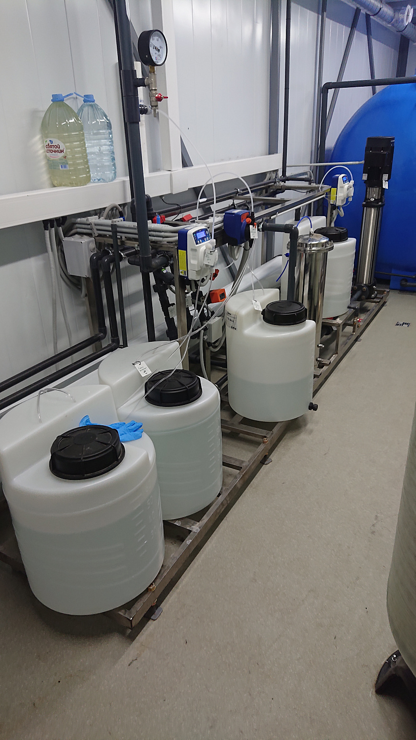 Разработка документации, поставка, монтажные и пуско-наладочные работы оборудования станций водоподготовки